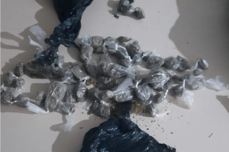 Material apreendido em Guanambi. Foto: Polícia Militar