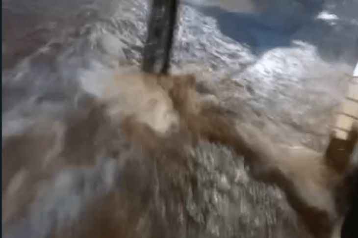 Enxurrada for em Riacho