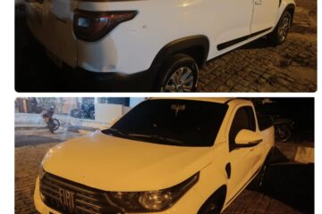 Veículo apreendido em Palmas de Monte Alto. Foto: Cipe/Sudoeste