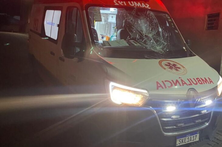 Viatura do Samu. Foto: Polícia Militar