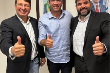 Marcelo, Clevyn Domingues e Adolfo. Foto: divulgação