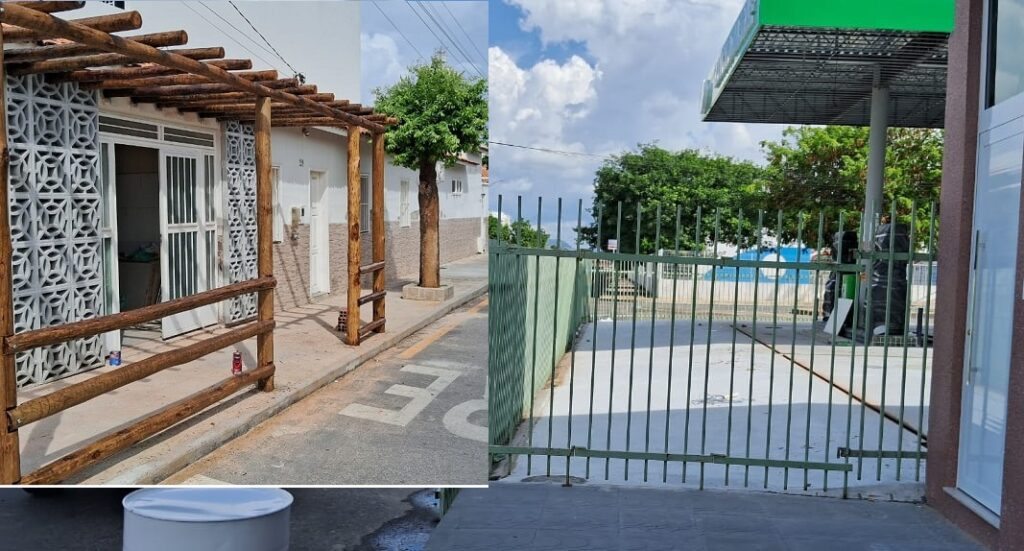 Calçadas invadidas em Guanambi. Foto: divulgação