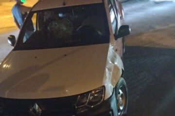 Veículo envolvido no acidente. Foto: DFT