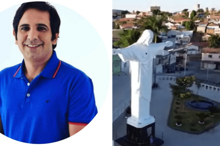 Prefeito de Santa Maria da Vitória. Foto: reprodução