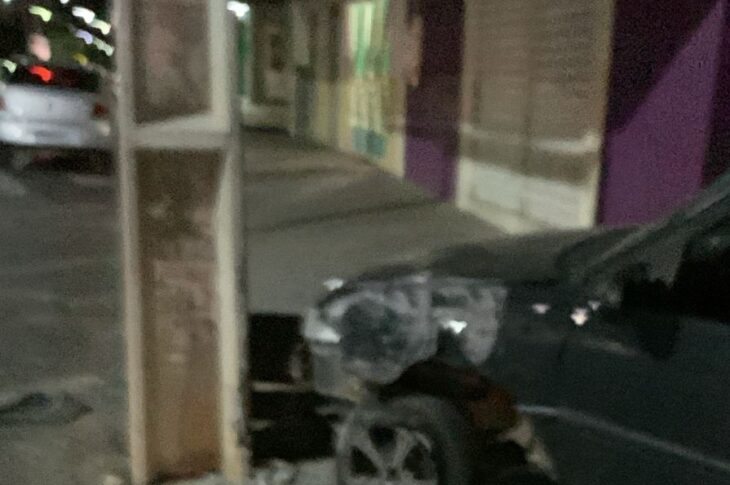 Acidente na AV Santos Dumont. Foto: DFT