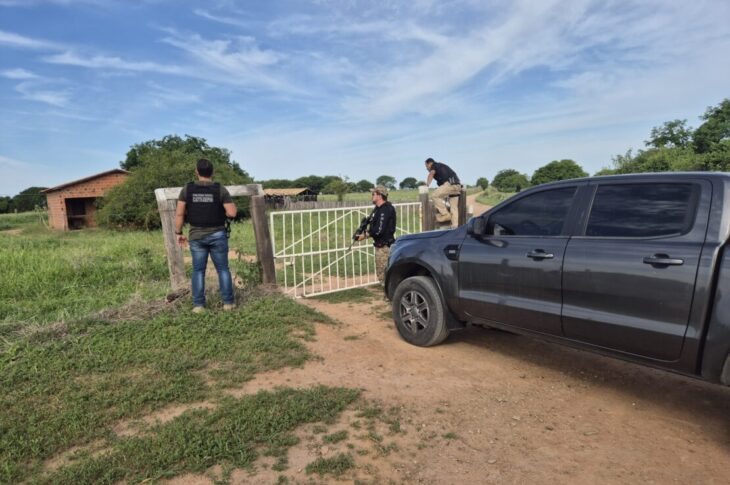 Policiais na operação Unum Corpus. Foto: Polícia Civil