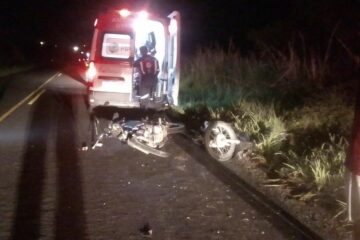 Vítima sendo socorrida. Foto: DFT