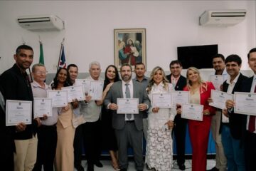 Solenidade de diplomação. Foto: divulgação