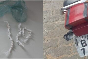 Material apreendido pela Polícia Militar. Foto: Polícia Militar