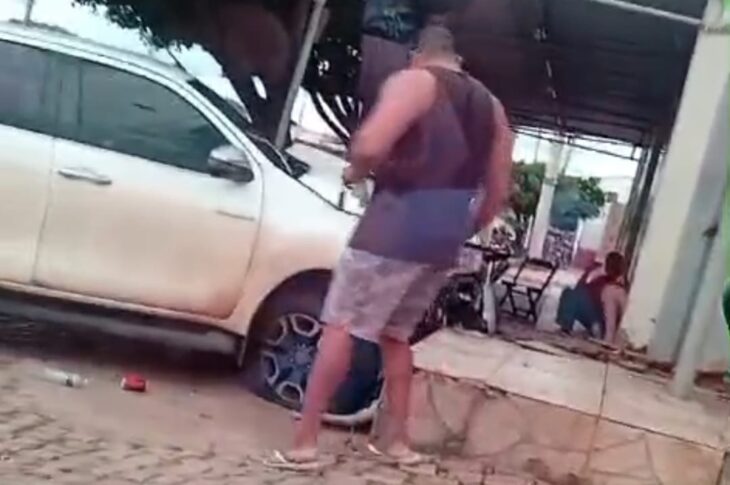 Carro envolvido no aciedente. Foto: leitor FV