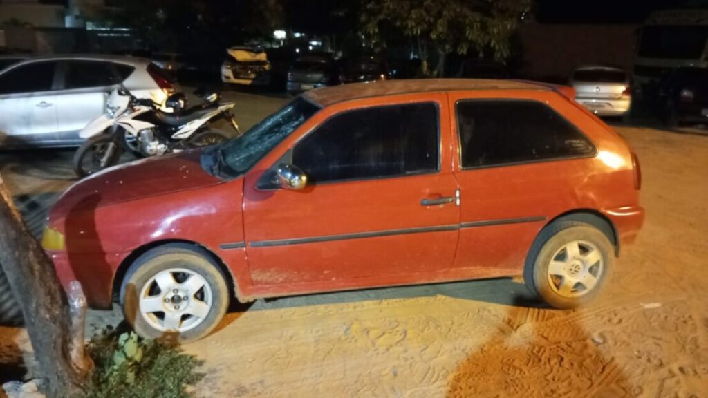 Carro encontrado. Foto: Polícia Civil