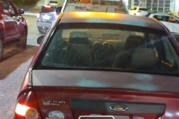 Carro apreendido em Guanambi. Foto: DFT