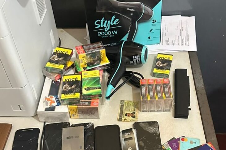 Material recuperado pela polícia. Foto: Polícia Militar