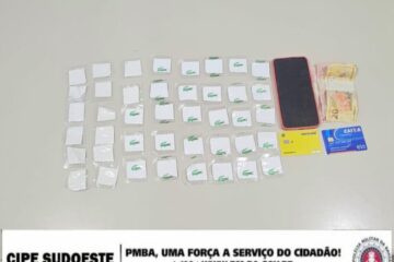 Material apreendido pela Cipe-Sudoeste. Foto: Cipe-Sudoeste