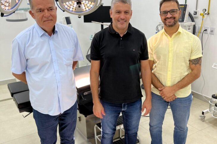 Lira, Nal e Júnior. Foto: Prefeitura de Guanambi