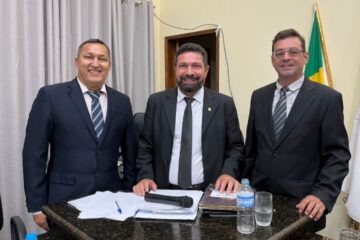 Cristiano, Enoc e Nilsinho. Foto: divulgação