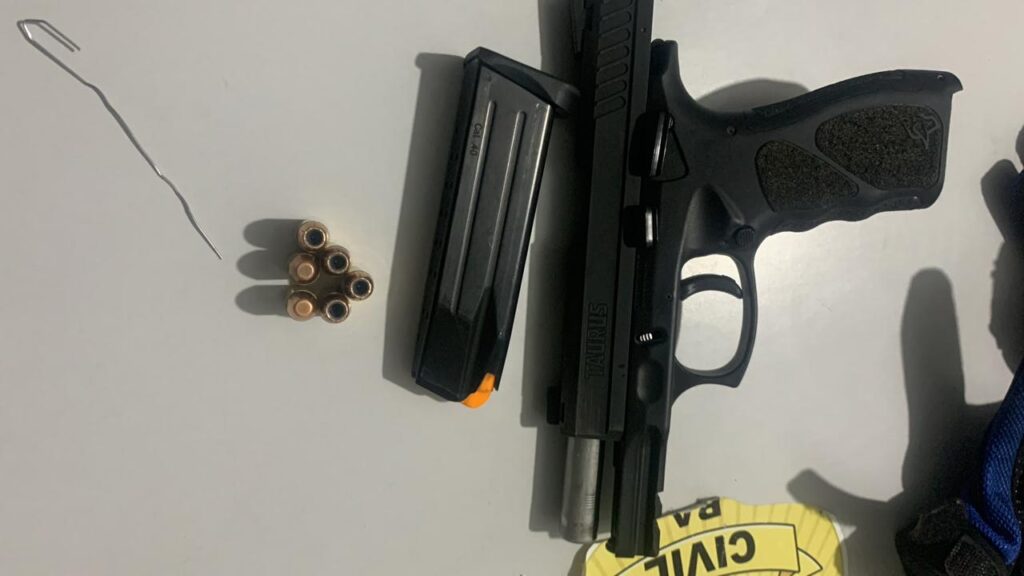 Arma apreendida em Barra. Foto: Polícia Civil