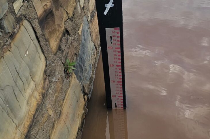 Nível do Rio São Francisco. FotoJosé Castor