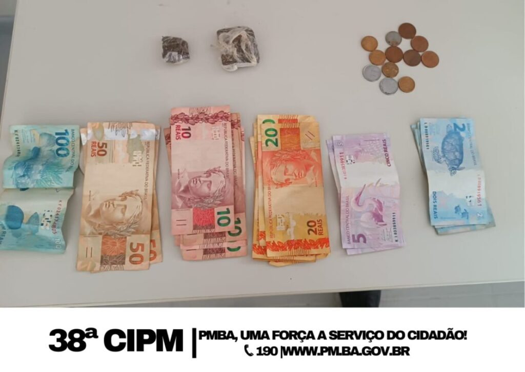 Material apreendido em Bom Jesus da Lapa. Foto: Polícia Militar