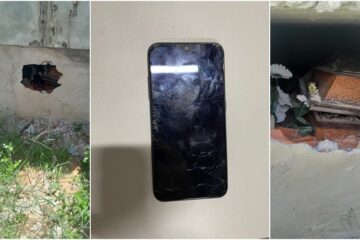 Celular recuperado. Foto: reprodução Vilson Nunes