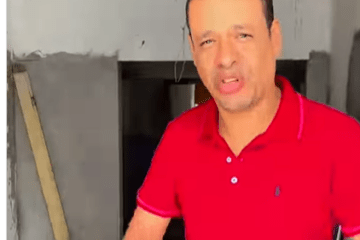 Prefeito Gimmy Ramos visitando o hospital