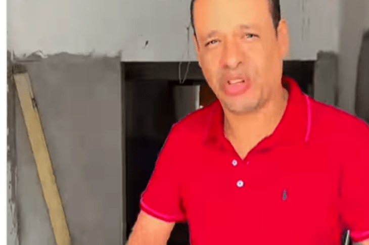 Prefeito Gimmy Ramos visitando o hospital