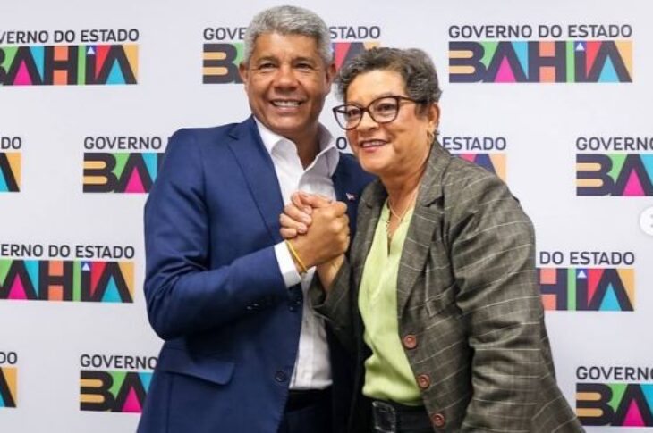 Jerônimo Rodrigues e Chica do PT. Foto: divulgação