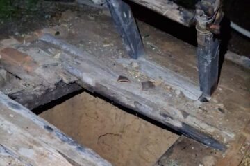 Cisterna que o idoso caiu. Foto: Polícia Militar