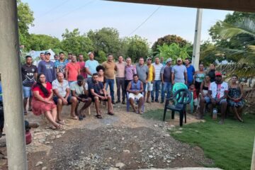 Encontro no Assentamento Bela Vista. Foto: divulgação