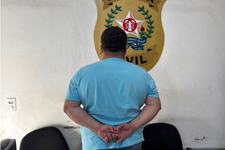 Preso em Minas Gerais. Foto: PC