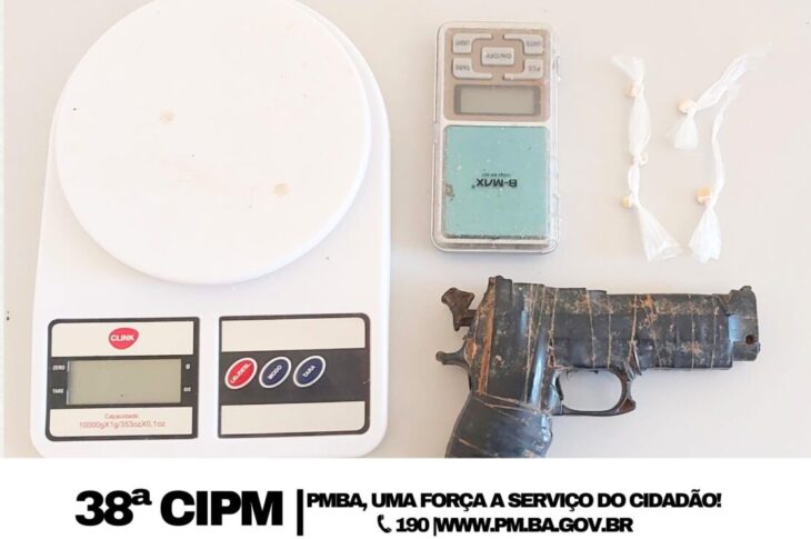 Material apreendido em Malhada. Foto: Polícia Militar