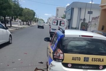 Carro envolvido no acidente. Foto: DFT