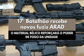Fuzis entregue para o 17º BPM de Guanambi. Foto: Polícia Militar
