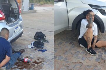 Tereza e Alex, suspeitos de homicídios. Foto: populares