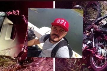 Motociclista morreu na colisão. (Foto: Reprodução/Alô Pilões)