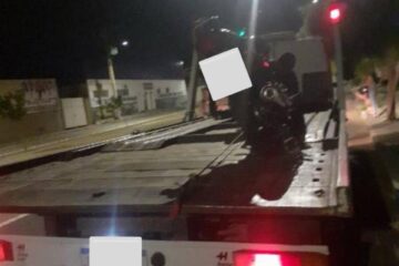 Motocicleta é apreendida em Guanambi após condutor realizar manobra perigosa