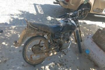 Motocicleta com chassi adulterado é apreendida durante rondas policiais em Iuiú