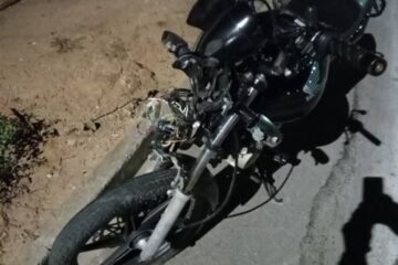 Motociclista fica ferido em acidente de trânsito no bairro Paraíso em Guanambi