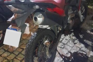 CETO apreende moto com sinais de adulteração no Residencial Aroeiras em Guanambi