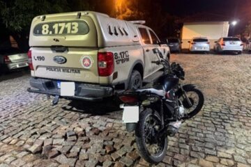 CETO recupera motocicleta com sinais de adulteração no Residencial das Árvores em Guanambi