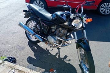 Motociclista fica ferido após colisão durante ultrapassagem em Guanambi