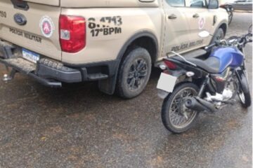 Motocicleta com sinais identificadores adulterados é apreendida em Guanambi
